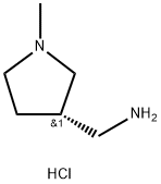 [(3S)-1-methylpyrrolidin-3-yl]methanamine dihydrochloride 结构式