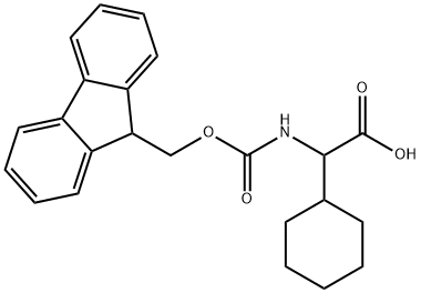 N-FMOC-RS-环己基甘氨酸 结构式