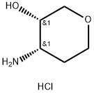 (3S,4S)-4-氨基氧羰-3-醇盐酸盐 结构式