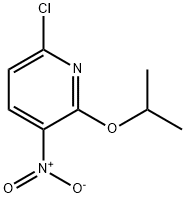 6-氯-2-异丙氧基- 3 -硝基吡啶 结构式