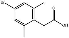 4-溴-2,6-二甲基苯乙酸 结构式