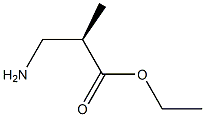 Propanoic acid, 3-amino-2-methyl-, ethyl ester, (2R)- 结构式