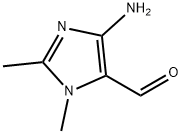 4-amino-1,2-dimethyl-1H-imidazole-5-carbaldehyde 结构式