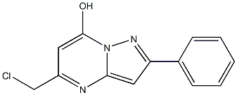 5-(氯甲基)-2-苯基吡唑并[1,5-A]嘧啶-7-醇 结构式