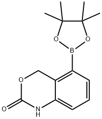 2-氧代-2,4-二氢-1H-苯并[D][1,3]噁嗪-5-硼酸频哪醇酯 结构式