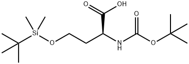 (S)-2,2,3,3,11,11-hexamethyl-9-oxo-4,10-dioxa-8-aza-3-siladodecane-7-carboxylic acid 结构式