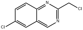 2-(氯甲基)-6-氯喹唑啉 结构式