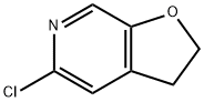 5-氯-2,3-二氢呋喃[2,3-C]吡啶 结构式