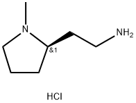 2-[(2R)-1-甲基吡咯烷-2-基]乙-1-胺二盐酸盐 结构式