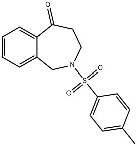 2-tosyl-3,4-dihydro-1H-benzo[c]azepin-5(2H)-one 结构式