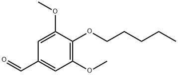 3,5-dimethoxy-4-(pentyloxy)Benzaldehyde 结构式