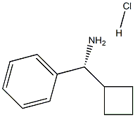(R)-环丁基(苯基)甲胺盐酸盐 结构式