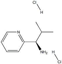 R-(2-吡啶基)-2-甲基-1-丙胺盐酸盐 结构式