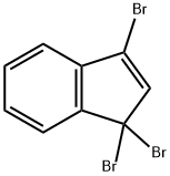 1,1,3-TRIBROMOINDENE 结构式