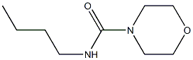 4-(BUTYLCARBAMOYL)MORPHOLINE 结构式