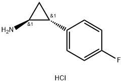 (1S,2R)-2-(4-氟苯基)环丙胺盐酸盐 结构式