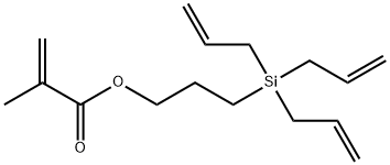 3-(三烯丙基硅烷基)甲基丙烯酸丙酯 (含有稳定剂MEHQ) 结构式