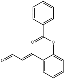 (E)-邻苯甲酰氧基肉桂醛 结构式