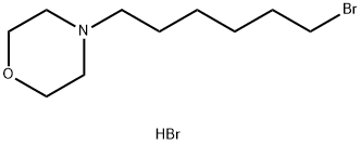 4-(6-溴己基)吗啉氢溴酸盐 结构式