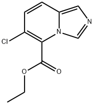 6-氯咪唑并[1,5-A]吡啶-5-甲酸乙酯 结构式