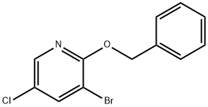 2-(苄氧基)-3-溴-5-氯吡啶 结构式