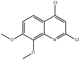 2,4-dichloro-7,8-dimethoxyquinoline 结构式