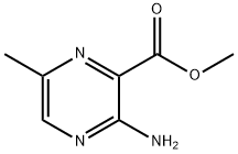 3-氨基-6-甲基吡嗪-2-羧酸甲酯 结构式