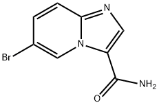 6-溴咪唑并[1,2-A]吡啶-3-甲酰胺 结构式