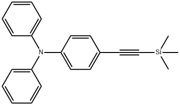 N,N-diphenyl-4-((trimethylsilyl)ethynyl)aniline 结构式