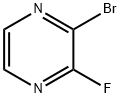 2-溴-3-氟吡嗪 结构式