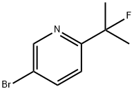 2-(2-氟-2-丙基)-5-溴丙基 结构式