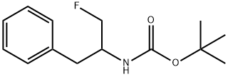 N-BOC-1-氟-3-苯基-2-丙胺 结构式