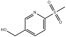 (6-(METHYLSULFONYL)PYRIDIN-3-YL)METHANOL 结构式