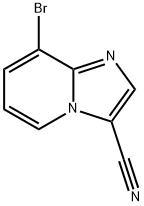 8-溴咪唑并[1,2-A]吡啶-3-甲腈 结构式