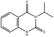 1,2-DIHYDRO-3-ISOPROPYL-2-THIOXO-4(3H)-QUINAZOLINONE 结构式