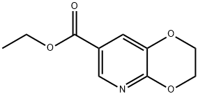 1,4-Dioxino[2,3-b]pyridine-7-carboxylic acid, 2,3-dihydro-, ethyl ester 结构式