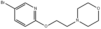 4 - [ 2(5-溴-吡啶-2-氧代)乙基]吗啉 结构式