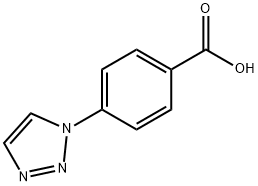 4-(1H-1,2,3-三唑-1-基)苯甲酸 结构式