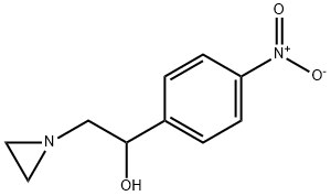 2-AZIRIDIN-1-YL-1-(4-NITRO-PHENYL)-ETHANOL 结构式