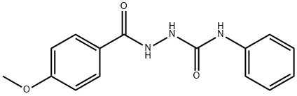 1-(4-METHOXYBENZOYL)-4-PHENYLSEMICARBAZIDE 结构式