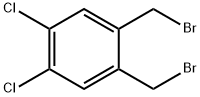 2-溴甲基-4,5-二氯苄溴 结构式