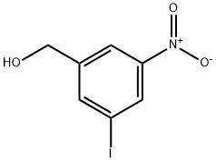 (3-碘-5-硝基苯基)甲醇 结构式