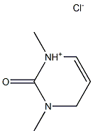 1,3-dimethyl-2,3-dihydro-2-oxopyrimidinium chloride 结构式