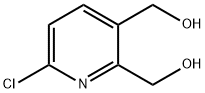 2,3-双(羟甲基)-6-氯吡啶 结构式