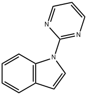 1-(嘧啶-2-基)-1H-吲哚 结构式