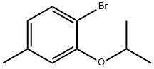 1-溴-2-异丙氧基-4-甲基苯 结构式