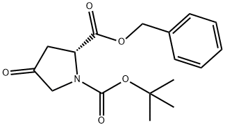 1-BOC-4-氧代-D-脯氨酸苄基酯 结构式