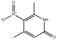 4,6-二甲基-5-硝基-2(1H)-吡啶酮 结构式