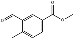 3-甲酰基-4-甲基苯甲酸甲酯 结构式
