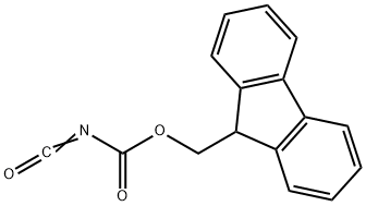 Fluoren-9-ylmethyloxycarbonylisocyanate 结构式